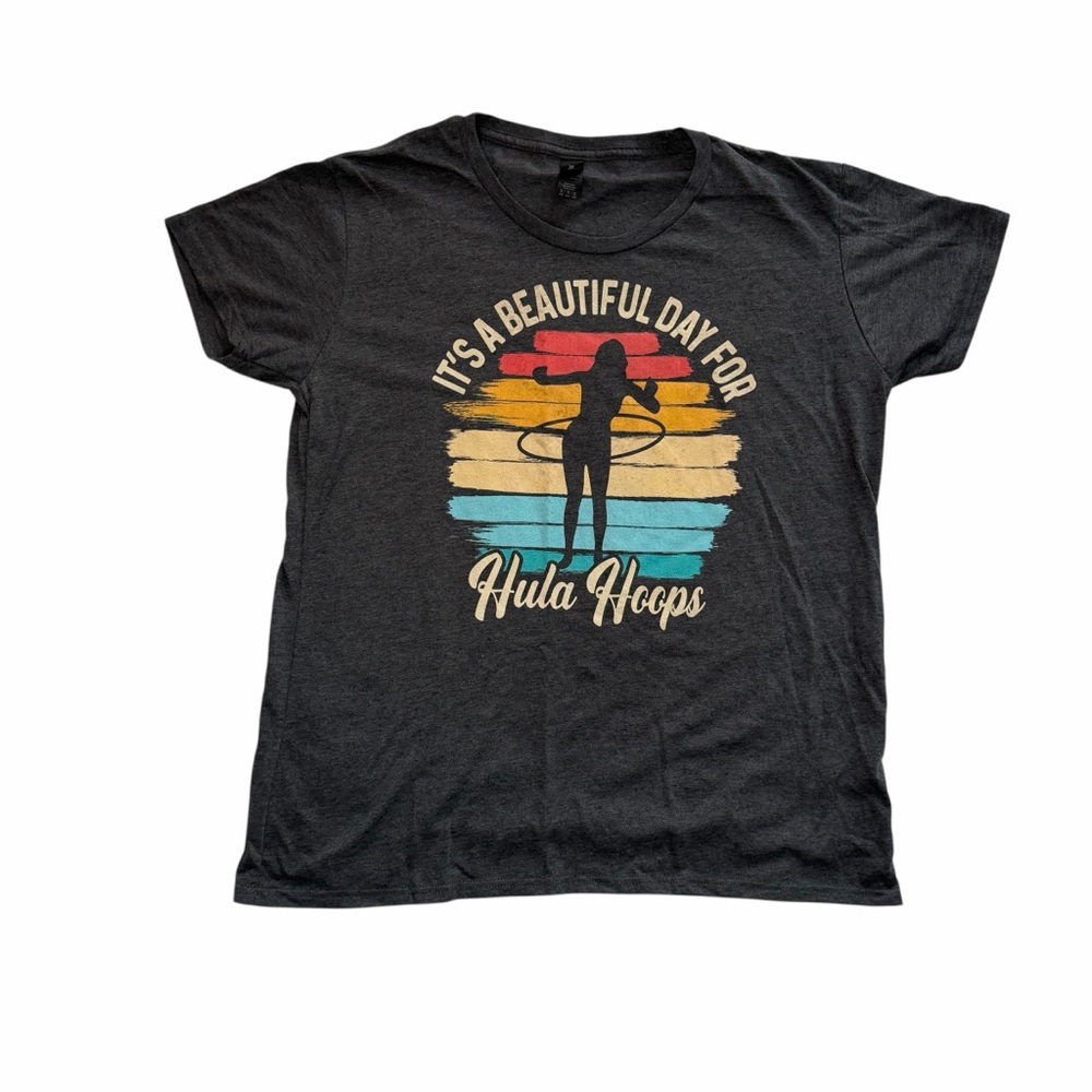 Hula Hooper Dark Gray T-Shirt
